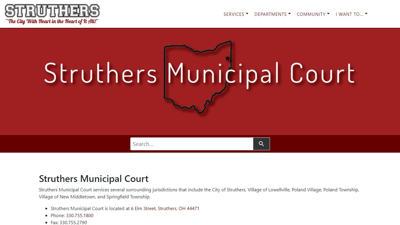 Struthers Courts | City of Struthers, Ohio
